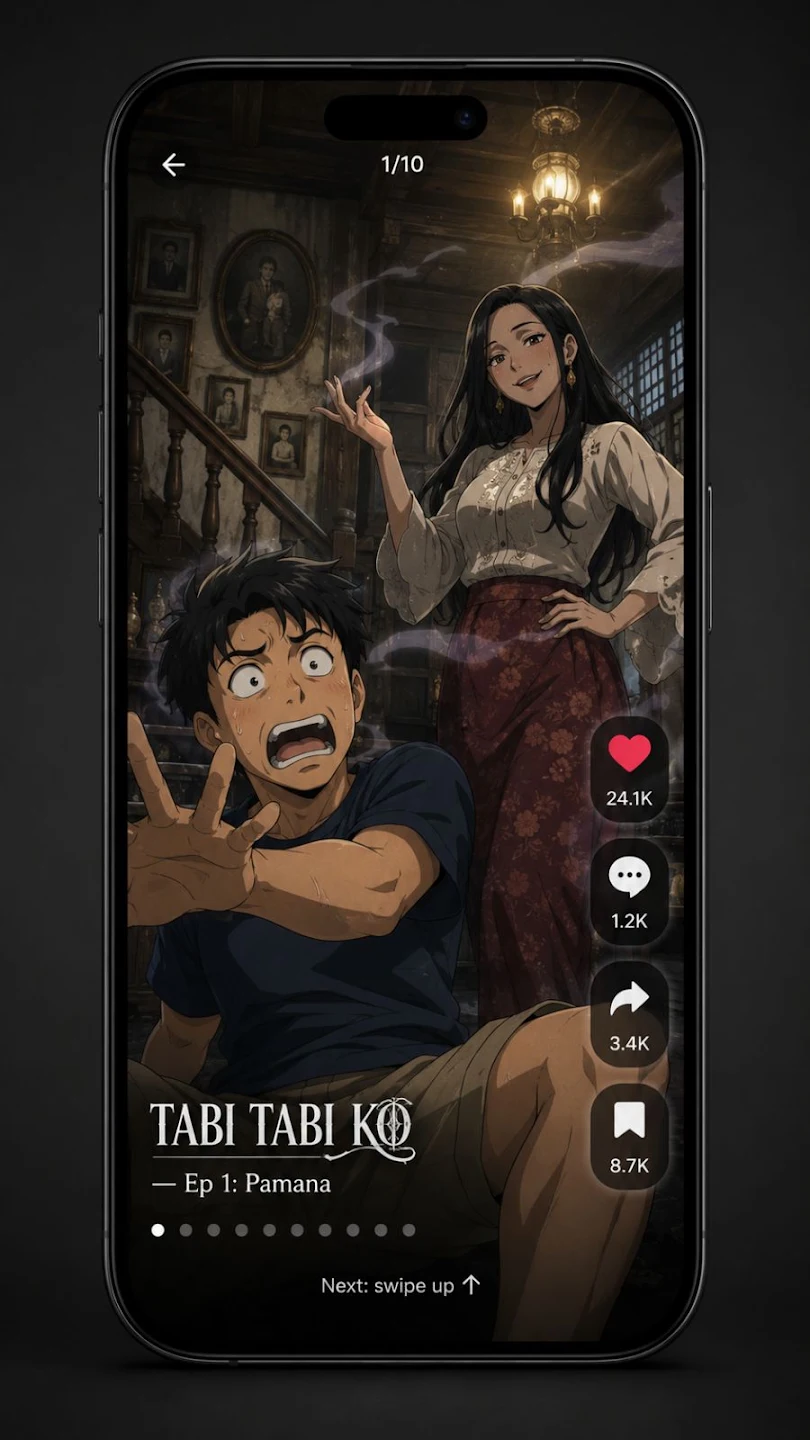 AIVA vertical episode reader